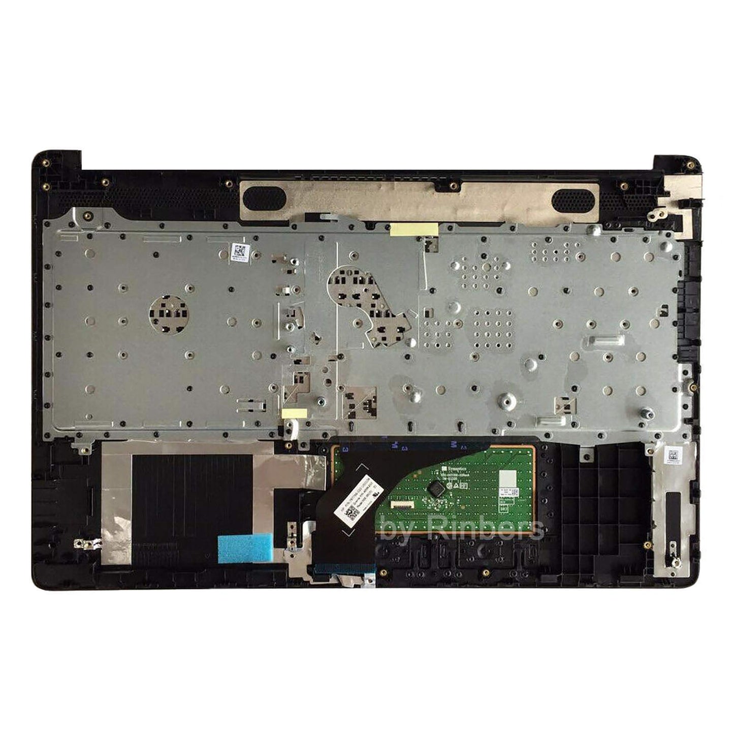 Rinbers 15.6" Laptop Palmrest Upper Case Top Cover with Keyboard and Touchpad Assembly Replacement L20387-001 AP29M000400 for HP 15-DA 15-DB 15-DR 250
