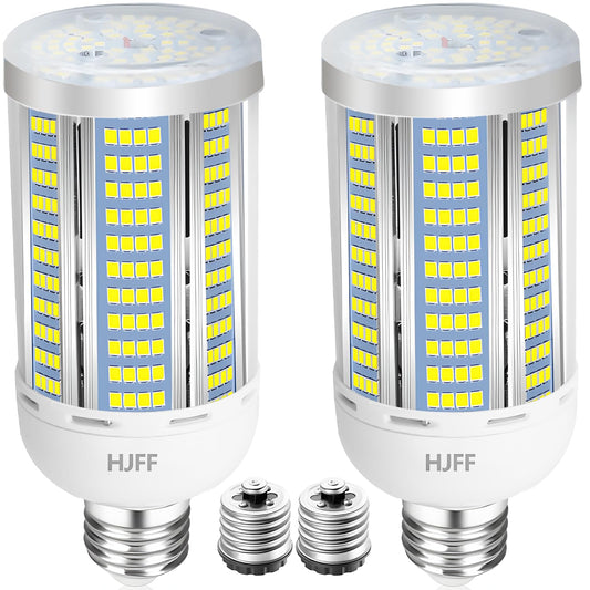 HJFF Led Light Bulb 500W Equivalent 7500 Lumen 5000K Waterproof E26/E27 Medium Base 60W led Bulb for Outdoor Indoor Lamp Area Garage Warehouse