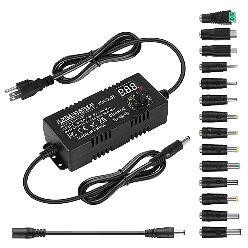 3V ~ 12V 4.5A 54W Power Supply Adjustable,3V 4V 5V 6V 7V 8V 9V 10V 11V 12V Variable Universal AC/DC Adapter 100V-240V AC to DC Converter with 14…