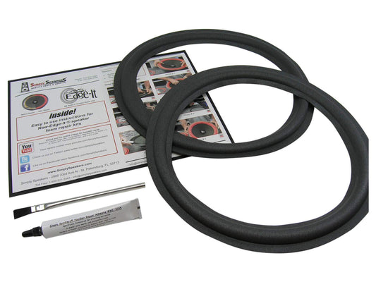 Simply Speakers 12 Inch Foam Repair Kit Compatible with JBL 2214H, L100T3, Urei, FSK-2214JBL (Pair)