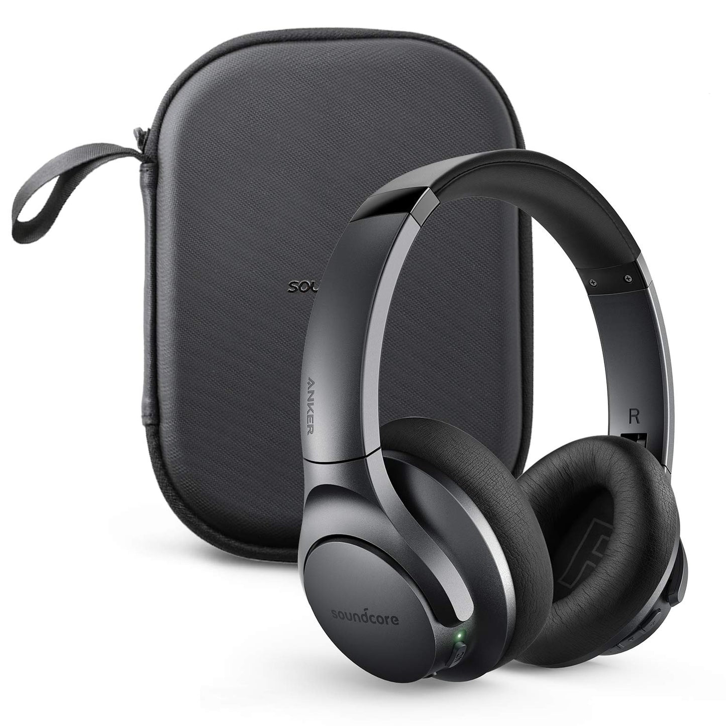 Anker Soundcore Life Q20 Hybrid Active Noise Cancelling Headphones, Wireless Over Ear Bluetooth Headphones with 40H Playtime, Hi-Res Audio, Deep…