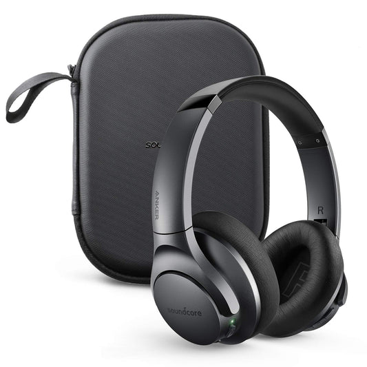 Anker Soundcore Life Q20 Hybrid Active Noise Cancelling Headphones, Wireless Over Ear Bluetooth Headphones with 40H Playtime, Hi-Res Audio, Deep…