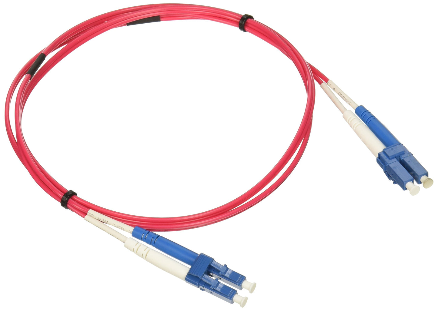 C2G/Cables to Go 33375 LC/LC Duplex 9/125 Single-Mode Fiber Patch Cable (1 Meter, Red)