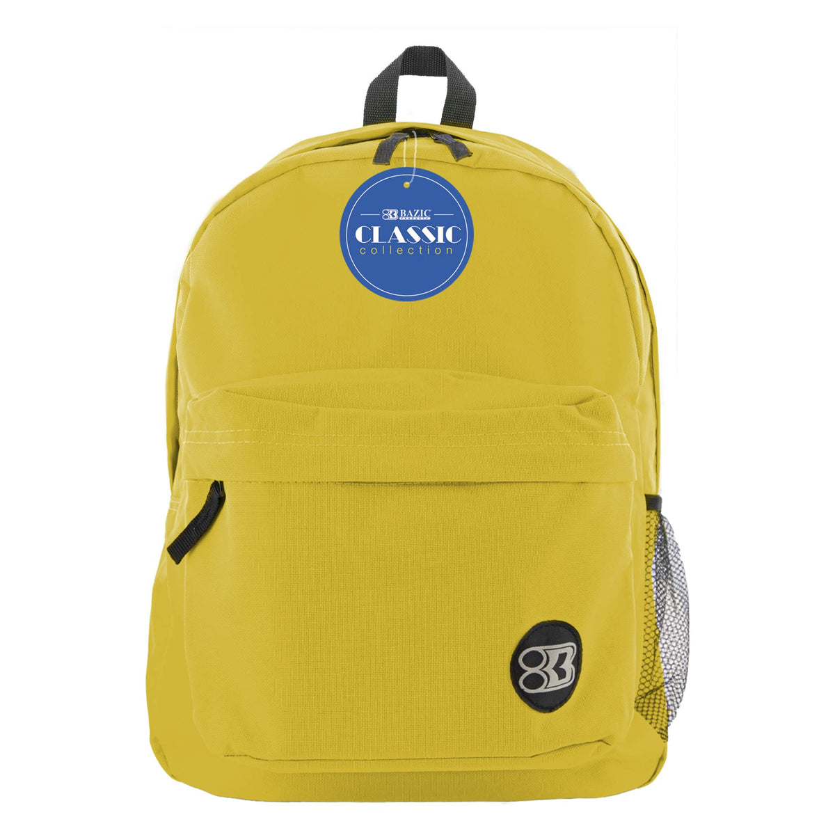 BAZIC PRODUCTS 17 in Mustard Classic School Backpack