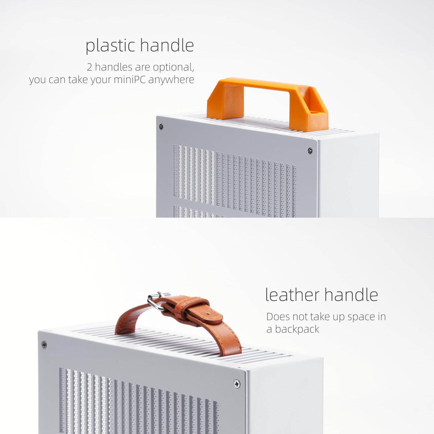 SGPC Itx Mini Case - New K29 (Steel), 2 Handle can be Installed,Vented Panel - 2 Steel & 1 Acrylic Side Panels / 4L SFF Case