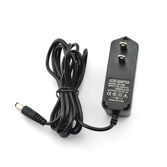 ZYAMY 12V 1A 12W AC/DC Power Adapter AC 110-240V to DC 12V 1000MA Power Supply Converter 2m Wire DC 5.5x2.5/2.1mm Charger for Router, STB, LED…