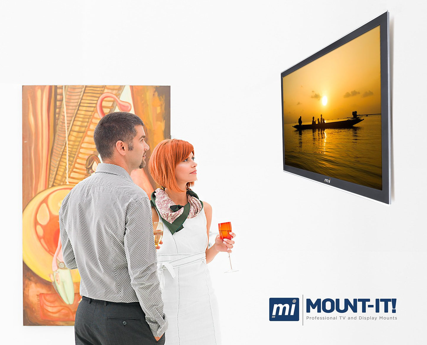 Mount-It! Tilting TV Wall Mount Bracket with UL Certification for Wall Mounting LCD/LED/Plasma 37” - 70” TVs, 165 lbs Load Capacity, Up to VESA