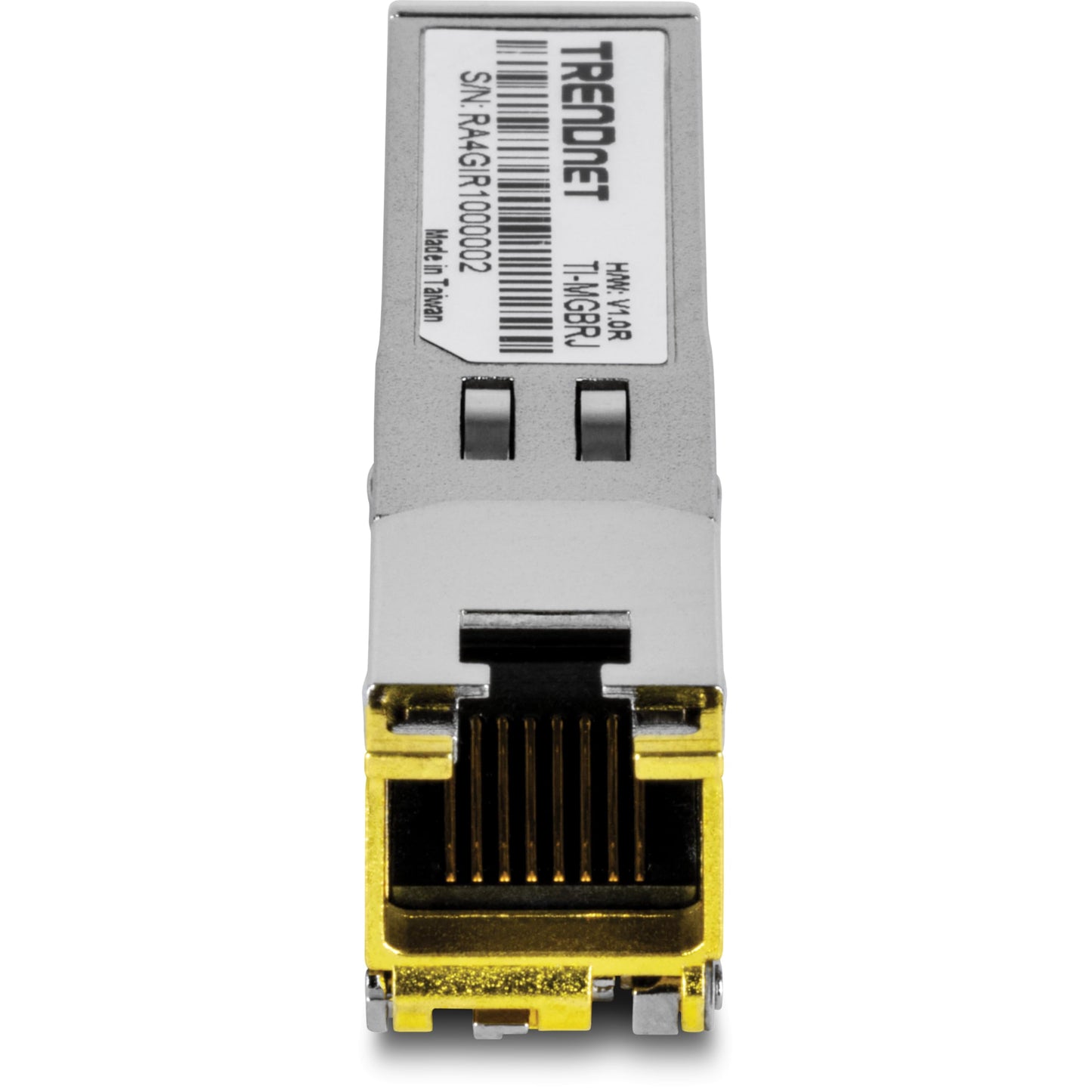 TRENDnet 1000BASE-T Industrial SFP RJ45 Copper Module, TI-MGBRJ