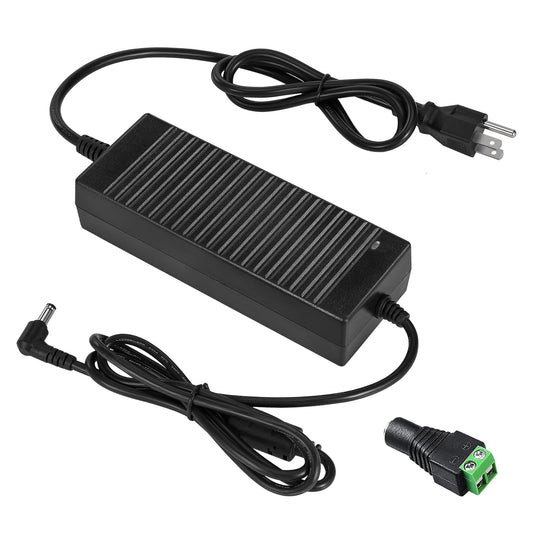 24V 8A Power Supply Adapter AC 100-240V to DC 24 Volt 8 Amp 192W Power Converter Low Voltage Transformer with 5.5 x 2.5/2.1mm DC Output Jack for LED…