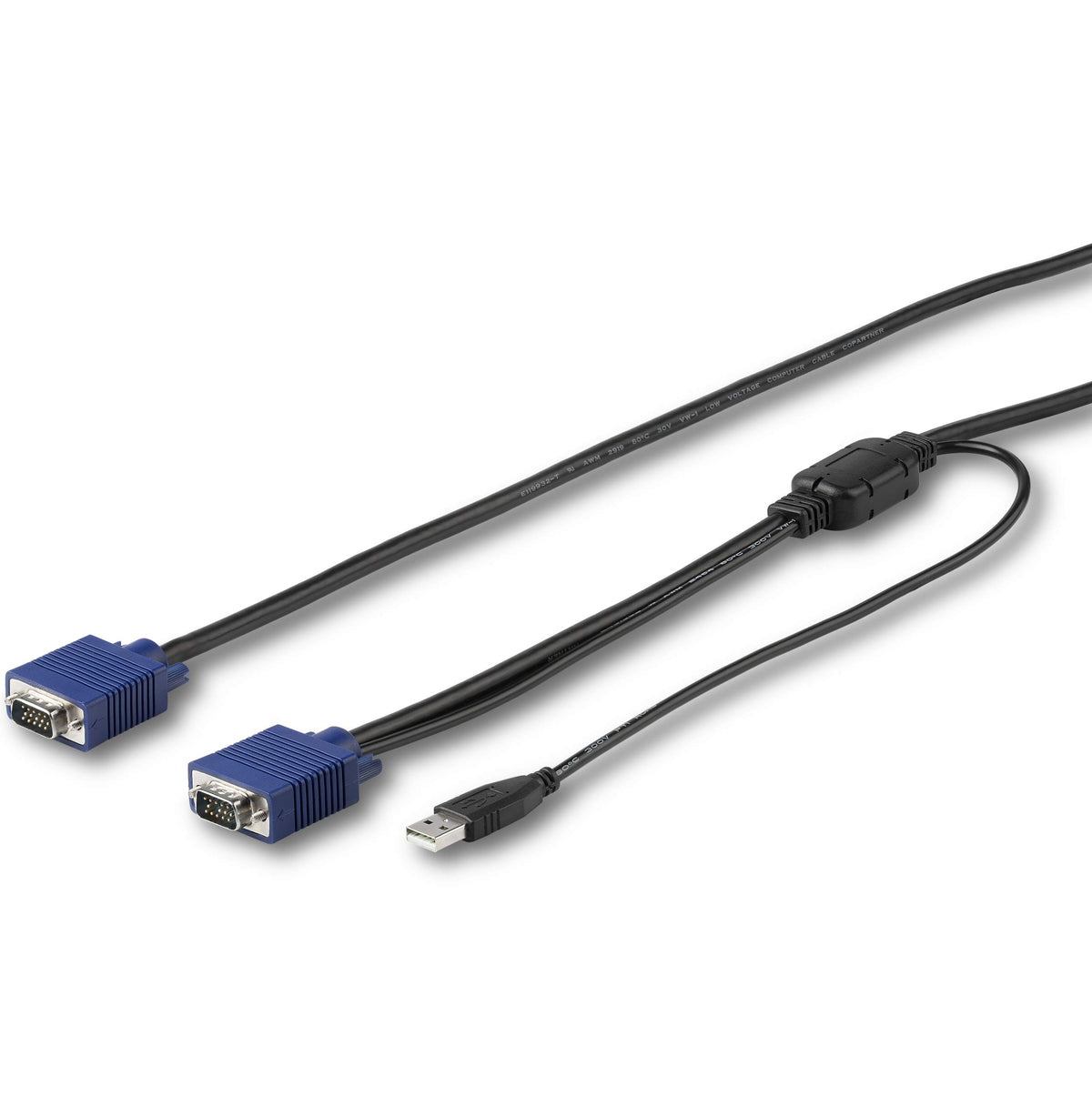 StarTech 6ft / 1.8m USB VGA KVM Console Cable for Rackmount, 1920 x 1200