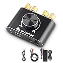 X100H Audio Amplifier 2.0 Channel 100W+100W TPA3116D2 Power Amplifier,Supports Bluetooth5.1/USB/3.5mm AUX Input