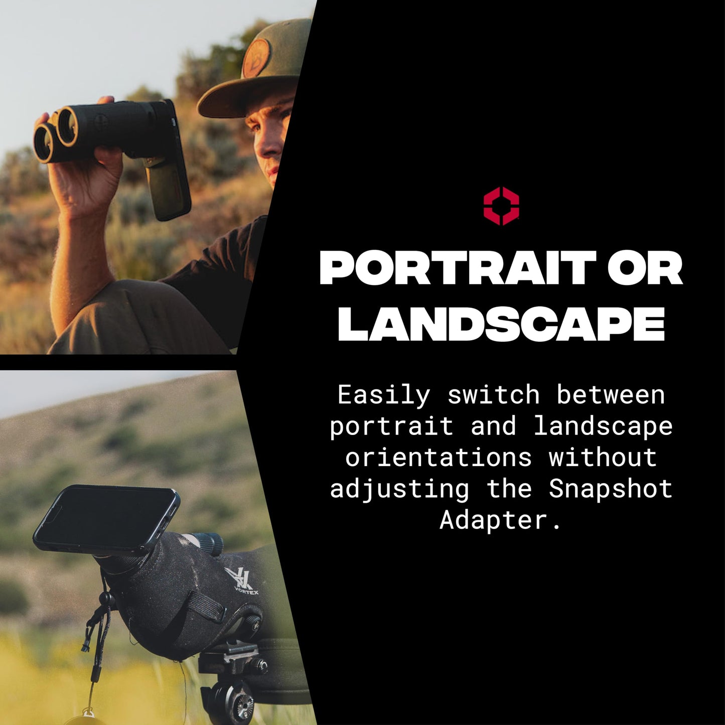OLLIN Snapshot Snapcase - Digiscoping Case, for Apple iPhone 13 Pro Max