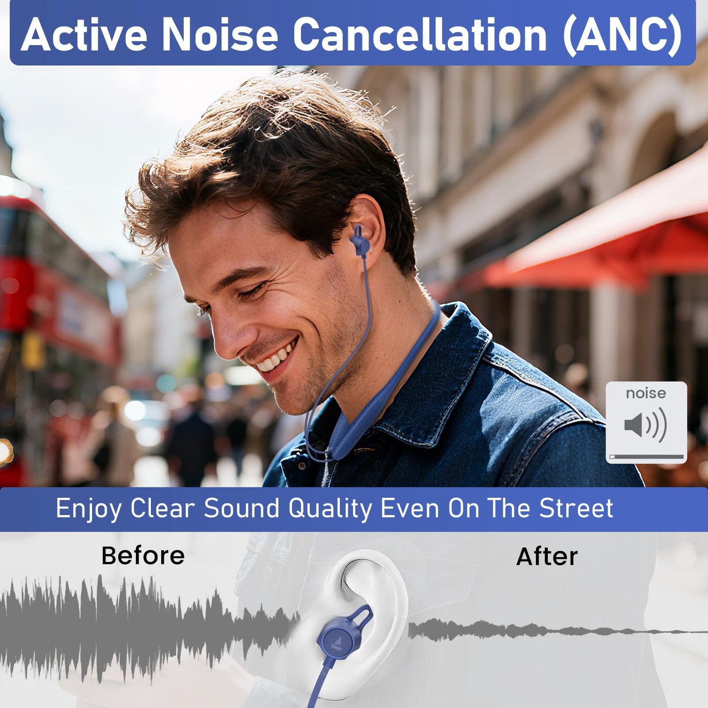 CXPSUE Neckband Earbuds Bluetooth with Stereo Sound,Headphones Wireless with 60 Hours Playtime,Wireless Headphones,Ear Buds Wireless Bluetooth Earbuds