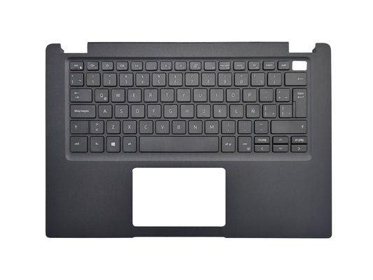 Laptop Keyboard Compatible for Dell Latitude 3410 00MC2P 0MC2P 460.0KA0A.0011 Latin Layout No Backlit Black Palmrest Upper Cover Case