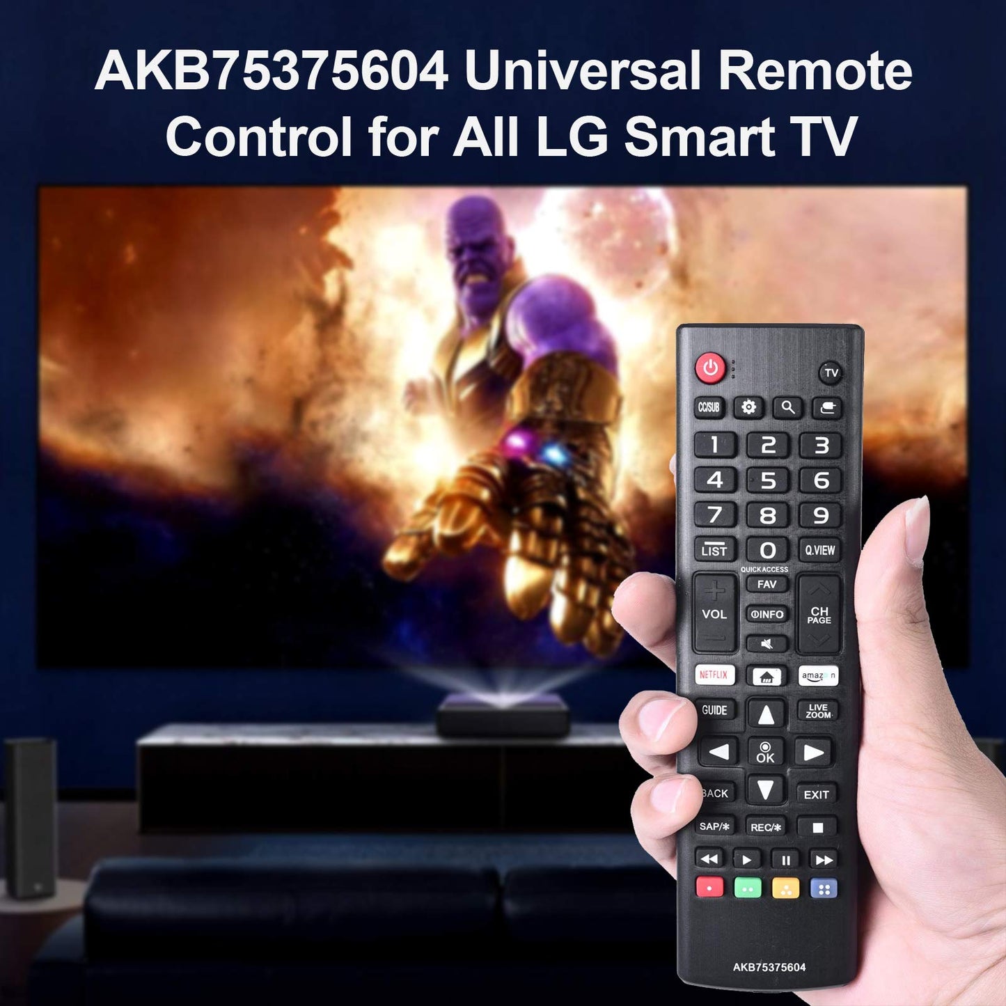 Universal Remote Control for LG Smart TV All LG Models LCD LED 3D HDTV TV AKB75375604 AKB75095307