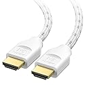 Cable Matters [Ultra High Speed HDMI Certified] Braided 48Gbps 8K HDMI Cable 6.6 ft / 2m with 8K@60Hz, 4K@240Hz and HDR Support for PS5, Xbox Series