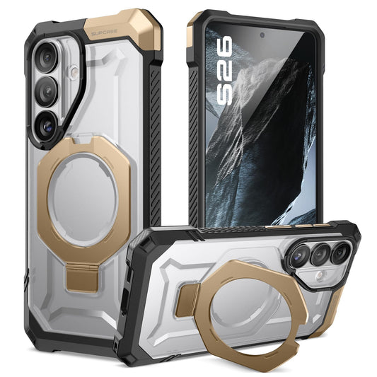 SUPCASE for Samsung Galaxy S26 Case with Kickstand (Unicorn Beetle Grip), [Wireless Charging Compatible] [Military-Grade Protection] Heavy-Duty