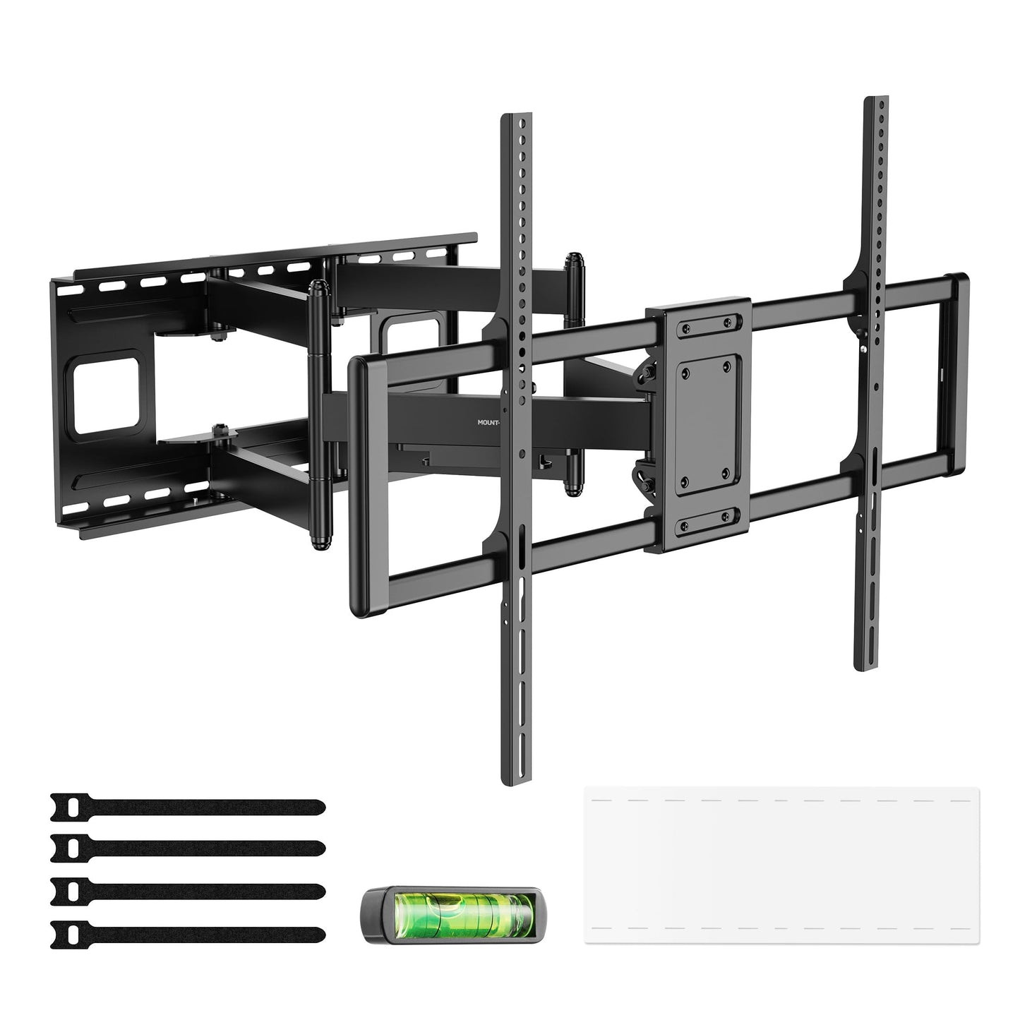 Mount-It! Heavy Duty XXL Full Motion TV Wall Mount for Extra Large TVs, max VESA 900x600, Holds up to 264lb, Swivel Tilt Extension Adjustable TV Mount