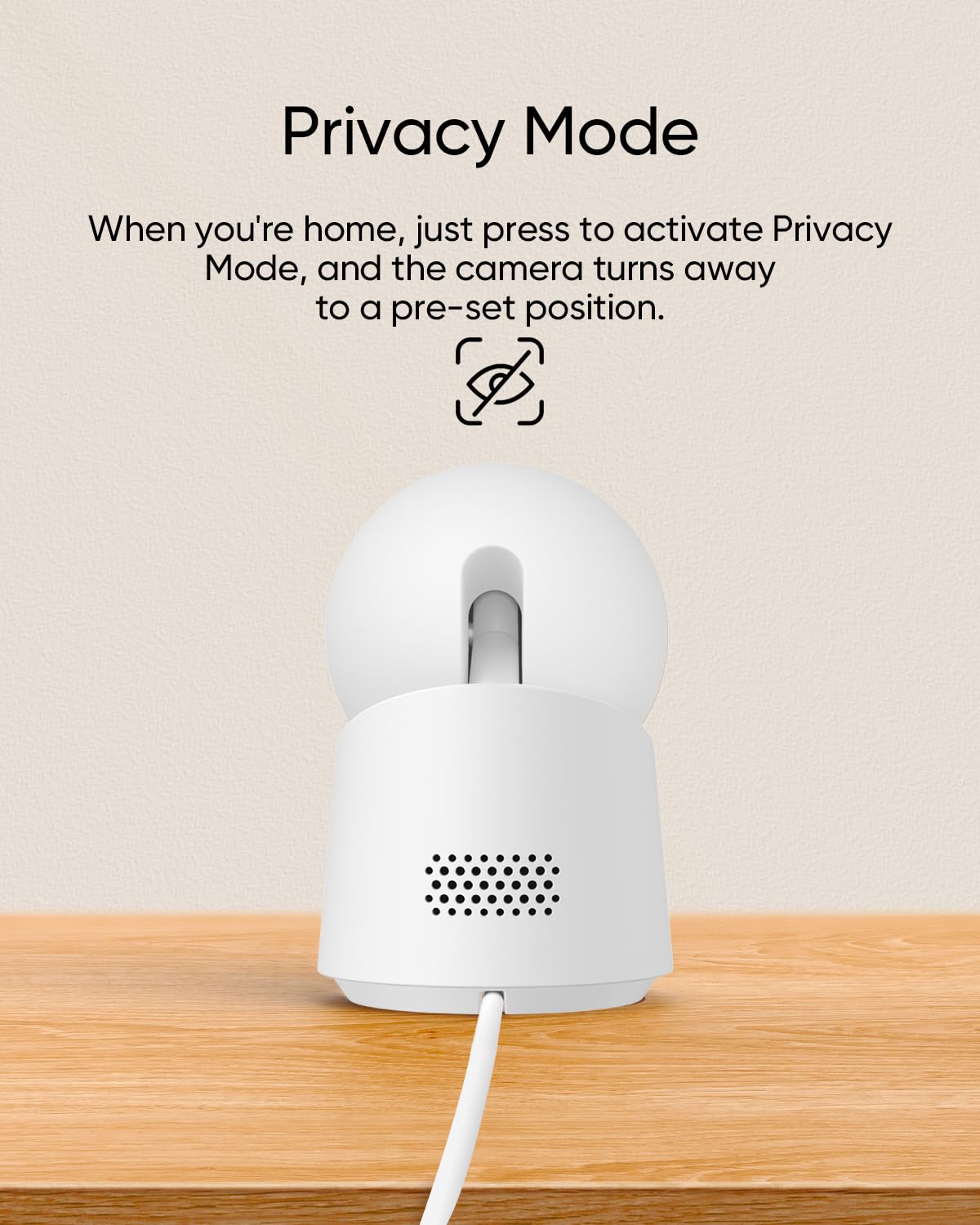 eufy Security Indoor Cam C210, 1080p Resolution Security Camera with 360° PTZ, Plug-in Security Indoor Camera with 2.4G Wi-Fi, Human/Motion AI, Night