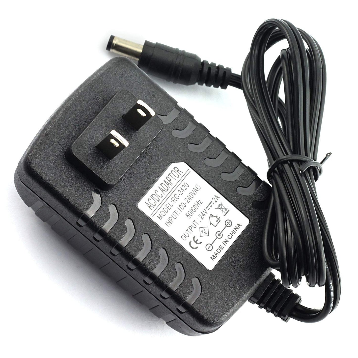 Ruiling 1pc 24V 2A Power Supply Adapter 100V-240V AC/DC Switching AC/DC Power Adapter Charger with US Plug