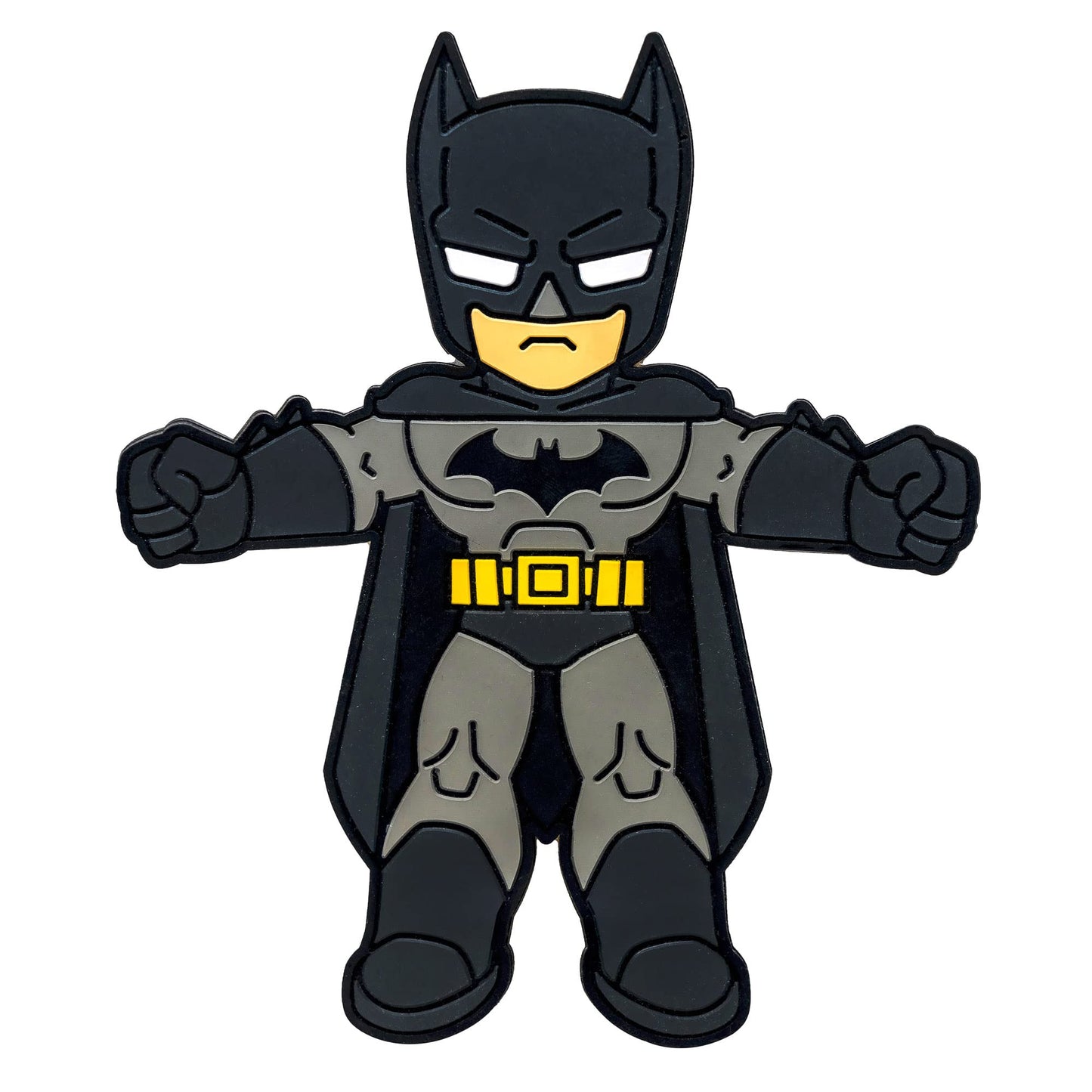 Hug Buddy Batman Cellphone Holder, Multicolor, 360-Degree Swivel, Steel and Silicone, 6 Inch Arm Spread