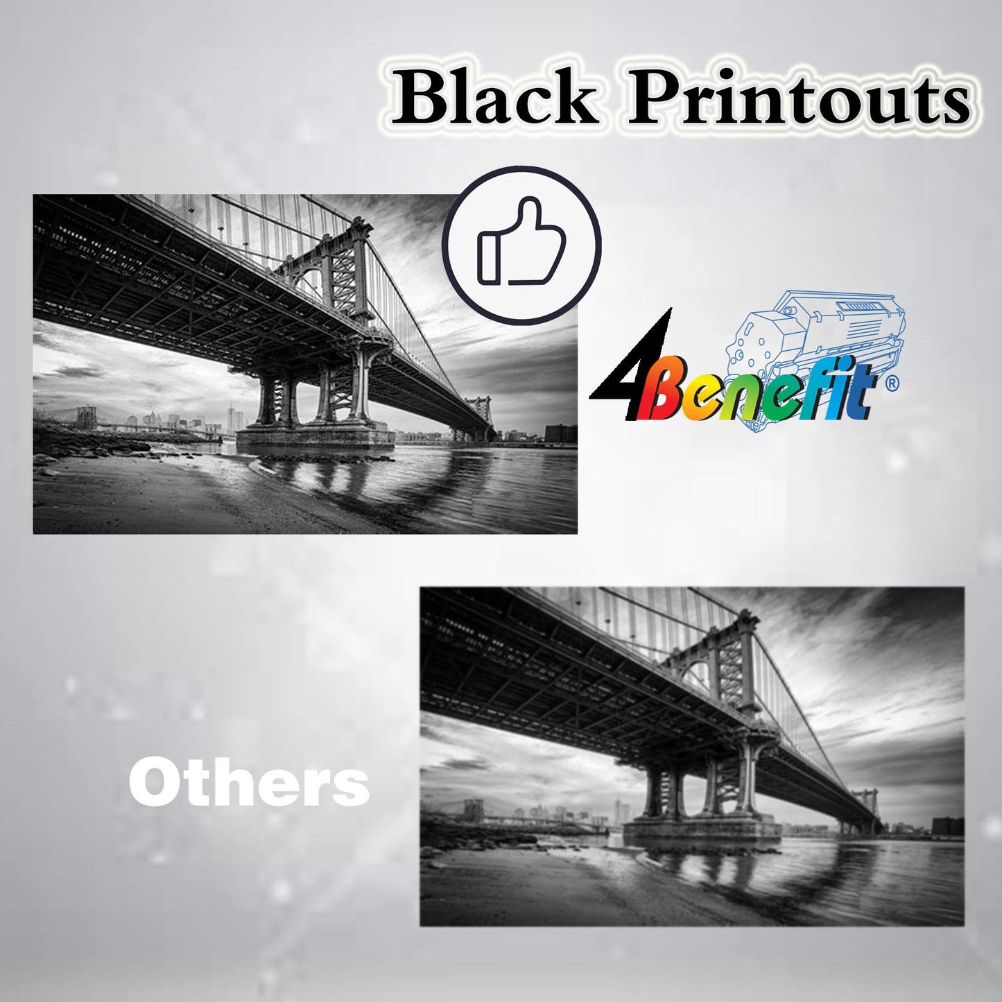 4Benefit (2-Pack?Black) Compatible 330-2209 330-2208 2335 Toner Cartridge Used for Dell 2335 2355 2335DN 2355DN Laser Printer (High Yield)