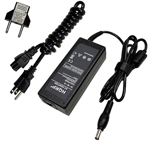 HQRP AC Adapter Compatible with Harman Kardon Go + Play II High-Performance Portable Loudspeaker Dock HKGOPLAY2BLKAM Power Supply Cord Plus Euro Plug…