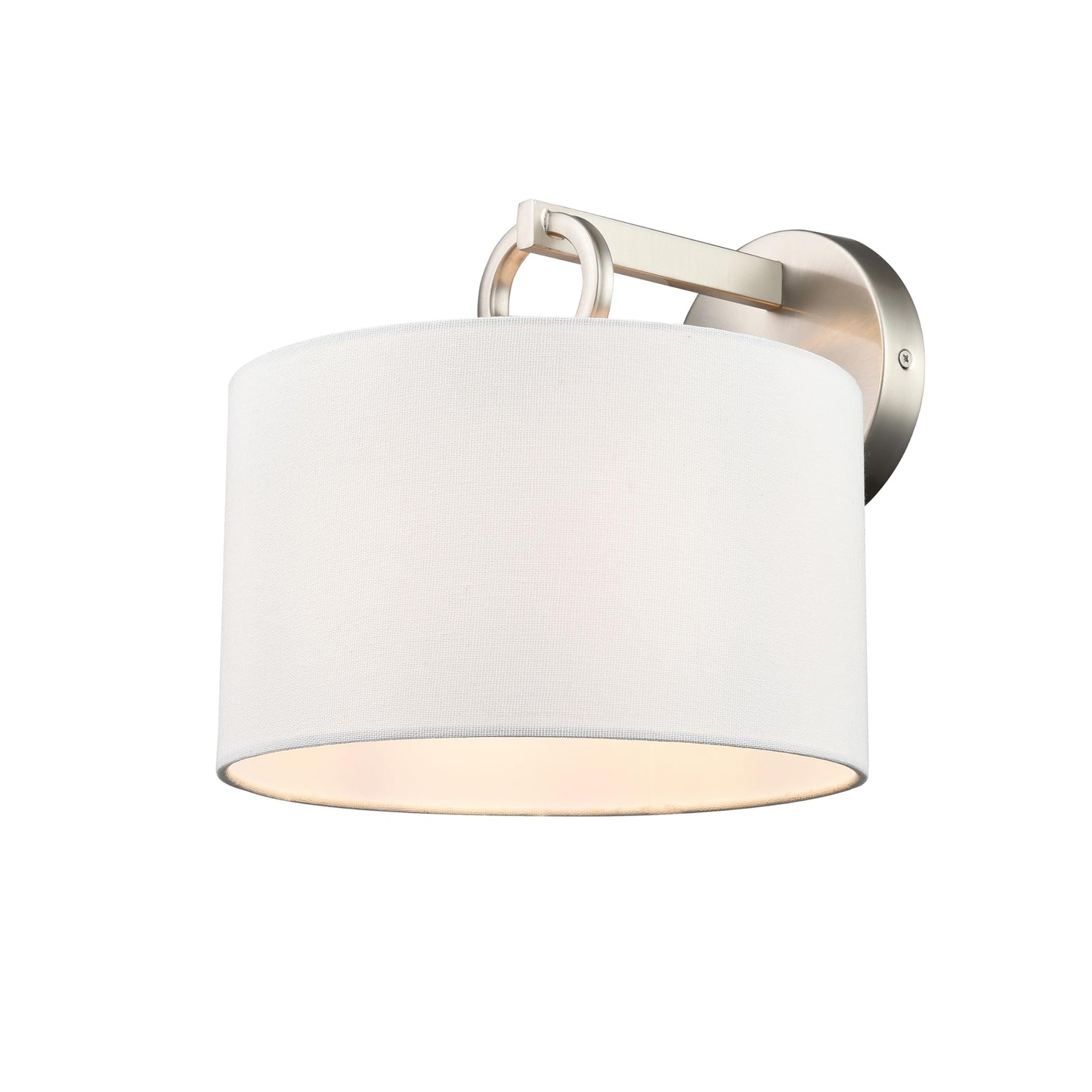 ML Lighting 211001-BN Braxstan 1-Light Wall Sconce in Brushed Nickel Finish