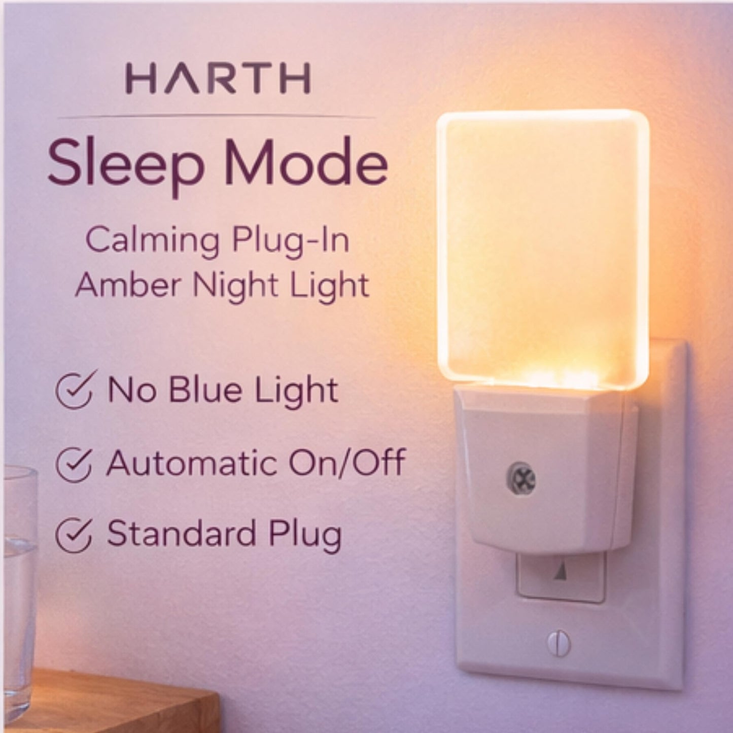 2-Pack Automatic Adults & Kids Night Lights Plug into Wall I Cozy Home Decor Led Wall Lights Bedroom Ambient Lighting I Dusk to Dawn Sensor Bathroom