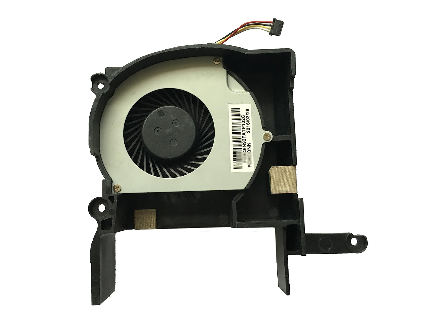 HK-Part Replacement Fan for FOXCONN N92-BSW NFB86C05H FSFA15 CPU Cooling Fan DC5V 0.50A 4-Wires