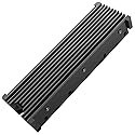 M.2 PS5 SSD NVMe Heatsink for Samsung 990 980 Pro 970 EVO Plus SN570 SN750 SN850 Firecuda 530 NVME or SATA m2 2280 SSD Cooling Heatsink, Black