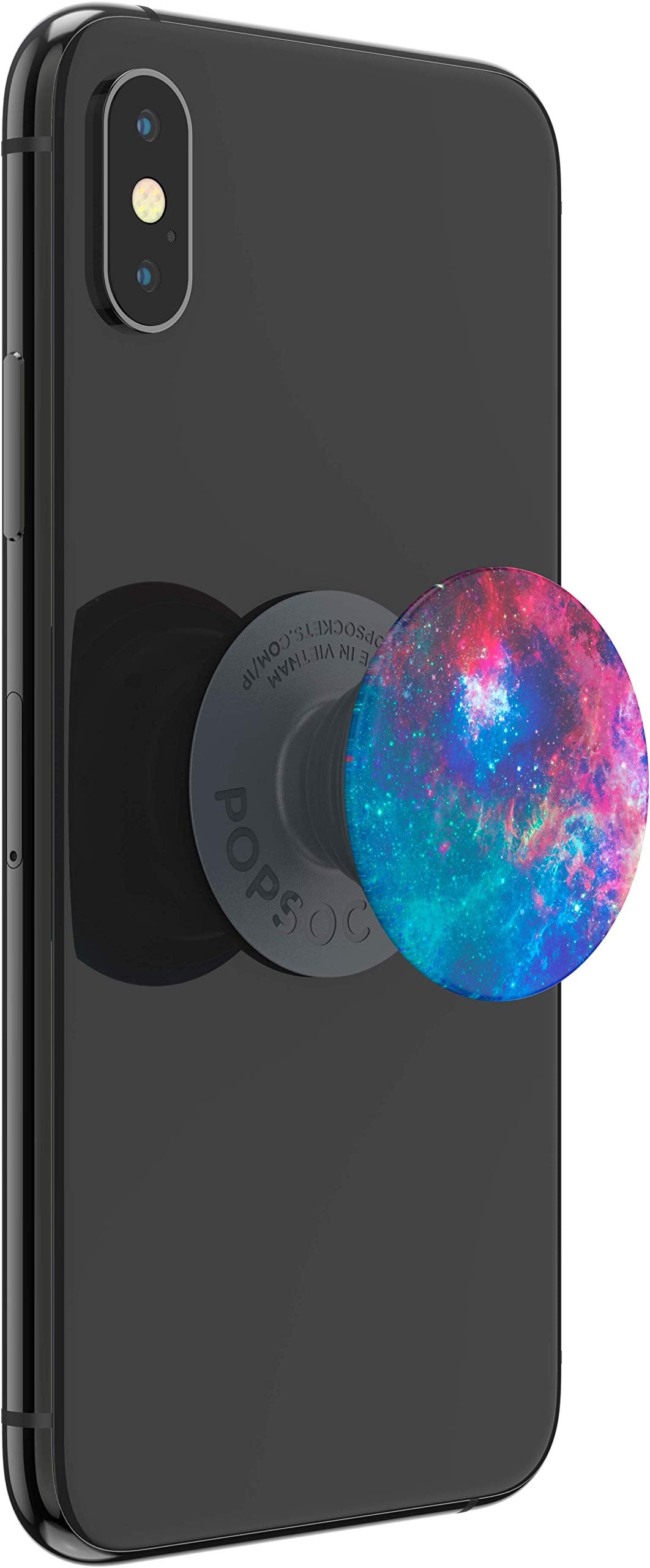 PopSockets: PopGrip Basic - Expanding Stand and Grip for Smartphones and Tablets [Top Not Swappable] - Nebula Ocean