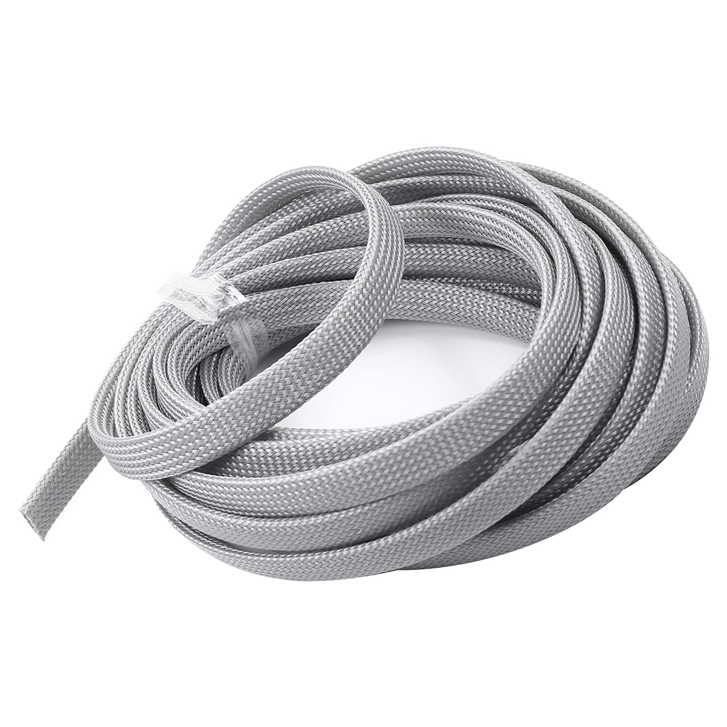 Othmro 16.4ft/5Meter PET Expandable Braided Cable Sleeve, 3/8 Inch Flexible Wire Loom Cord Protector, Cable Management Sleeve Cord Cover for Audio