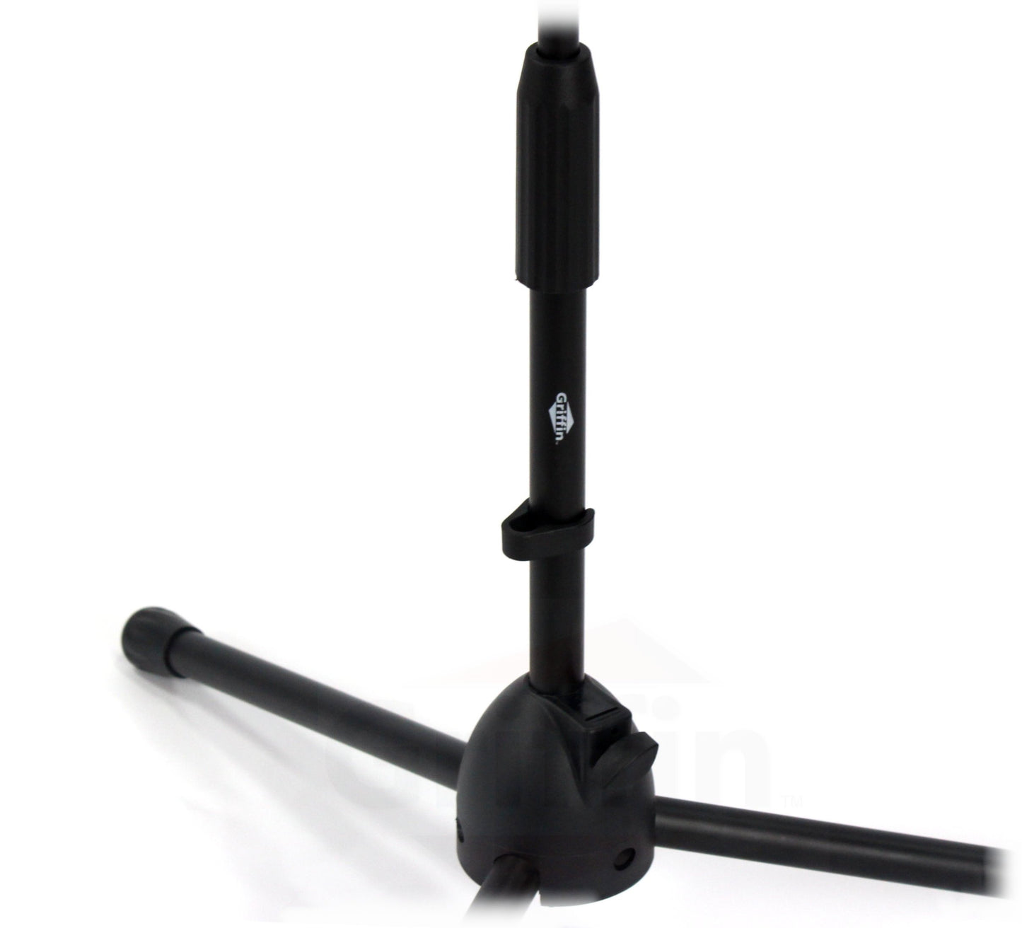 GRIFFIN Short Boom Mic Stand (Low Profile-X Series) - Tripod Mount for Kick Drum, Guitar Amps, Studio Desks, Singing & Home Recording Use