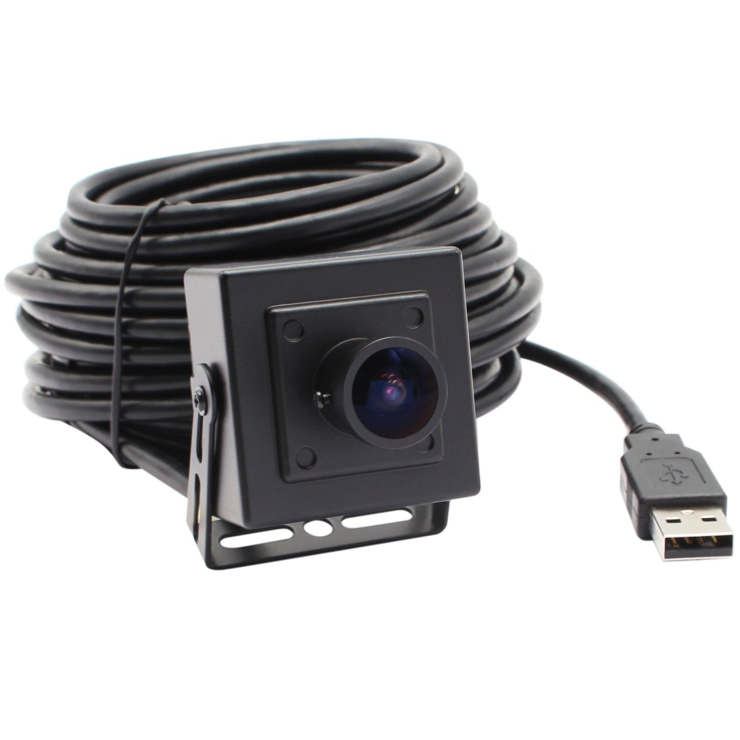 ELP USB Fisheye Camera 170degree 960P PC Camera Wide Angle Low Light Webcam for Computer Raspberry Pi Mini UVC USB2.0 Lightburn Camera 0.01lux USB