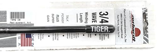 Everhardt TSM2-B 3/4 Wave 2 ft Fiberglass “Super Flexâ€ CB Radio Antenna - Black