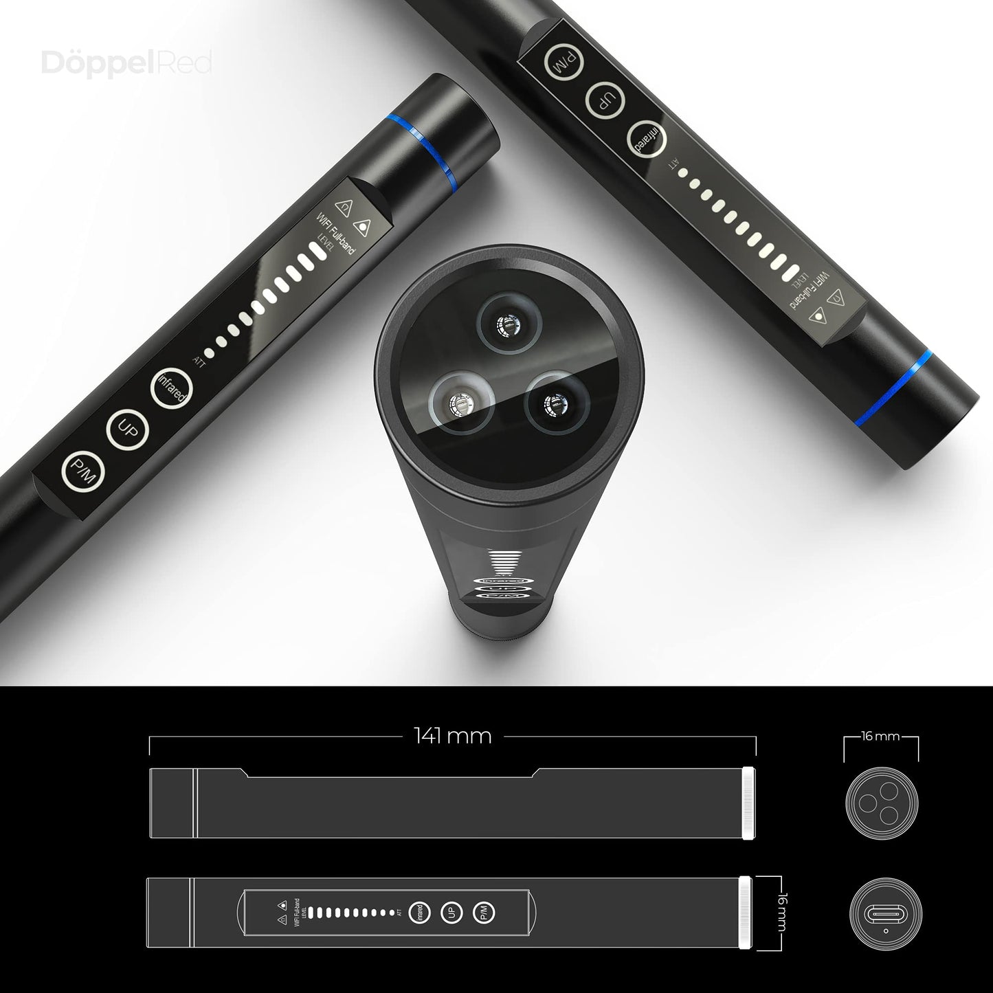ORIONYX Hidden Camera Detector, Privacy Pen Anti-Spy Camera Finder, Bug and GPS Tracker Detector for Home, Office, and Travel - Hero Pen Hidden Device
