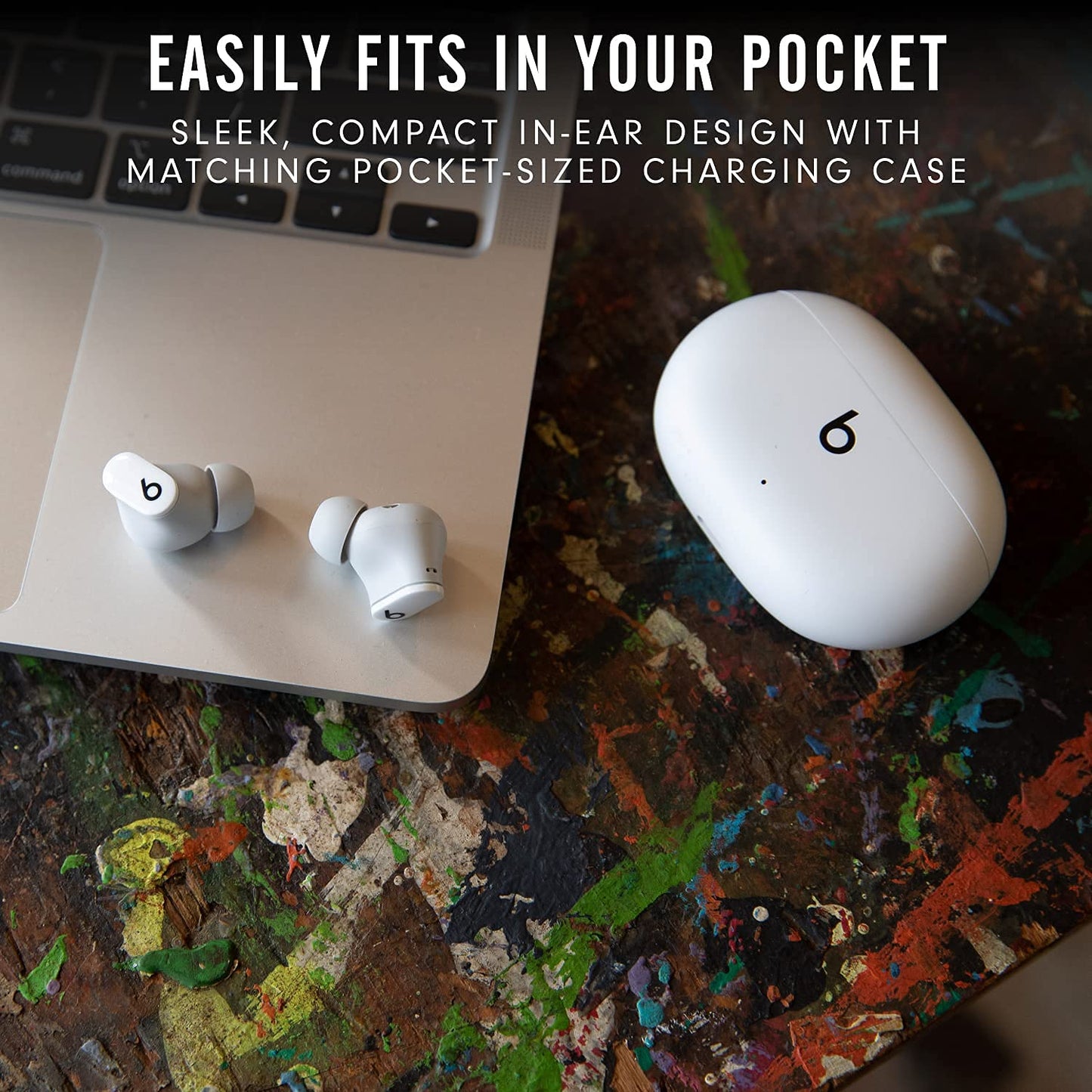 Beats Studio Buds - True Wireless Noise Cancelling Earbuds - White (Renewed)