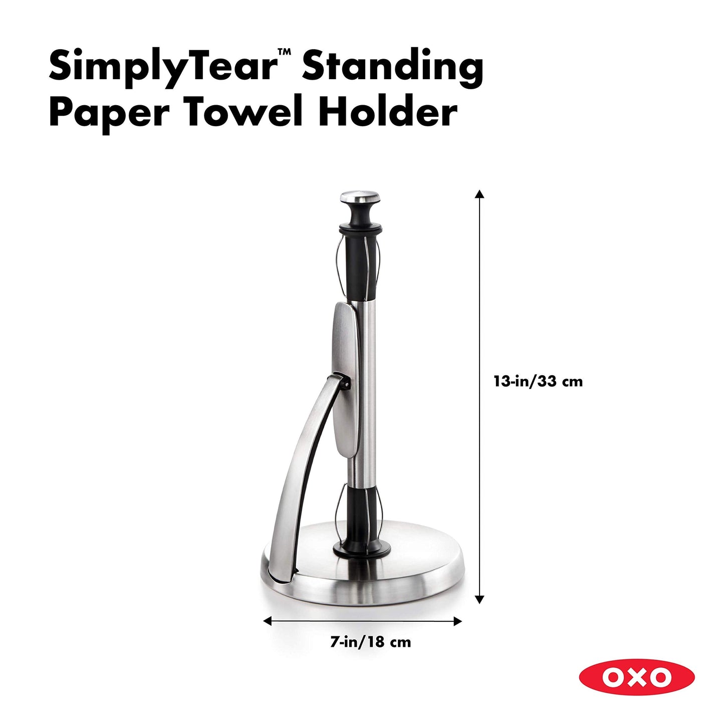 OXO Good Grips SimplyTear Paper Towel Holder Countertop