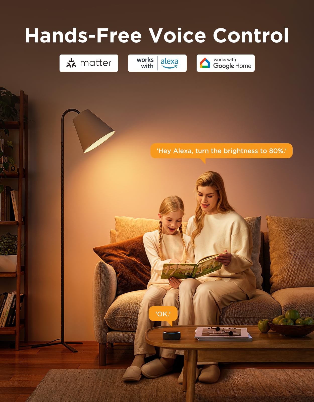 Govee BR30 Smart Light Bulbs 850 LM, RGBWW E26 Base 4 Pack