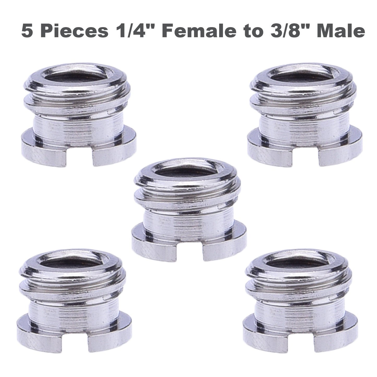 Sunmns 1/4 inch and 3/8 inch Converter Screw Adapter Mount Set for Camera/Tripod/Monopod/Ballhead/Light Stand
