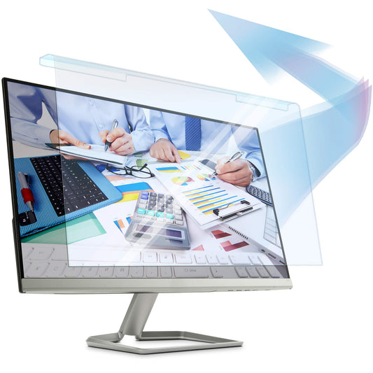 Premium Anti Blue Light Screen filter for 21.5 Inches Computer Monitor, Screen Filter Size is 12.5" Height x19.3" Width, Blocks Harmful Blue Light