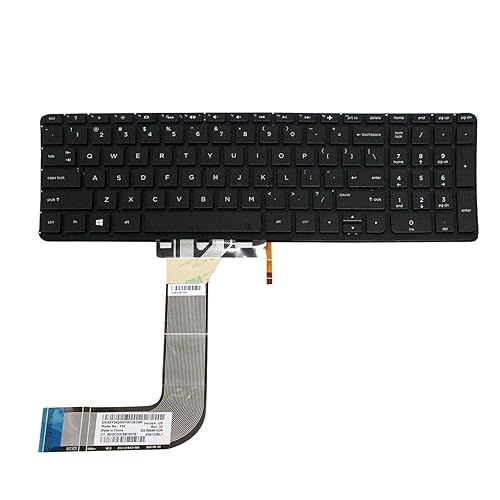 ndliulei New US Black Backlit English Laptop Keyboard (Without Frame) Replacement for HP Envy m7-k010dx m7-k111dx m7-k211dx Light Backlight