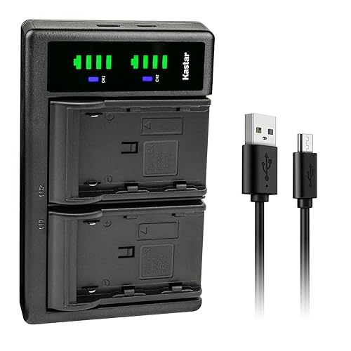 Kastar LTD2 USB Battery Charger Replacement for Phase One IQ, Phase One Laser IQ, Phase One IQ3, Phase One IQ4, Phase One P25, Phase One P25 Plus