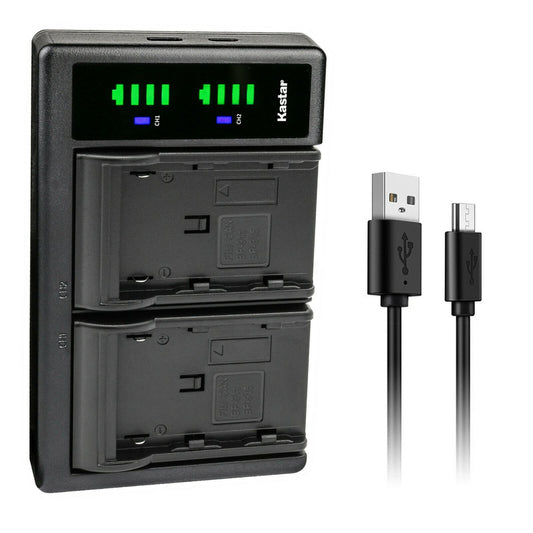 Kastar LTD2 USB Battery Charger Replacement for Phase One IQ, Phase One Laser IQ, Phase One IQ3, Phase One IQ4, Phase One P25, Phase One P25 Plus