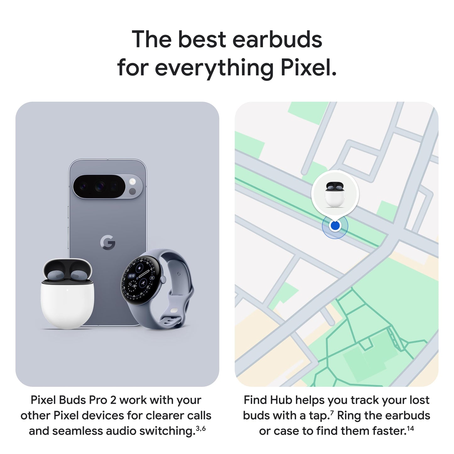 Google Pixel Buds Pro 2 - Wireless Bluetooth Earbuds - Moonstone