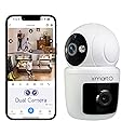xmartO [AI Auto Track] 2K HD Auto Tracking Wireless Security Camera AC Powered, PTZ Rotation Home Camera with 2-Way Audio, Night Vision and Motion