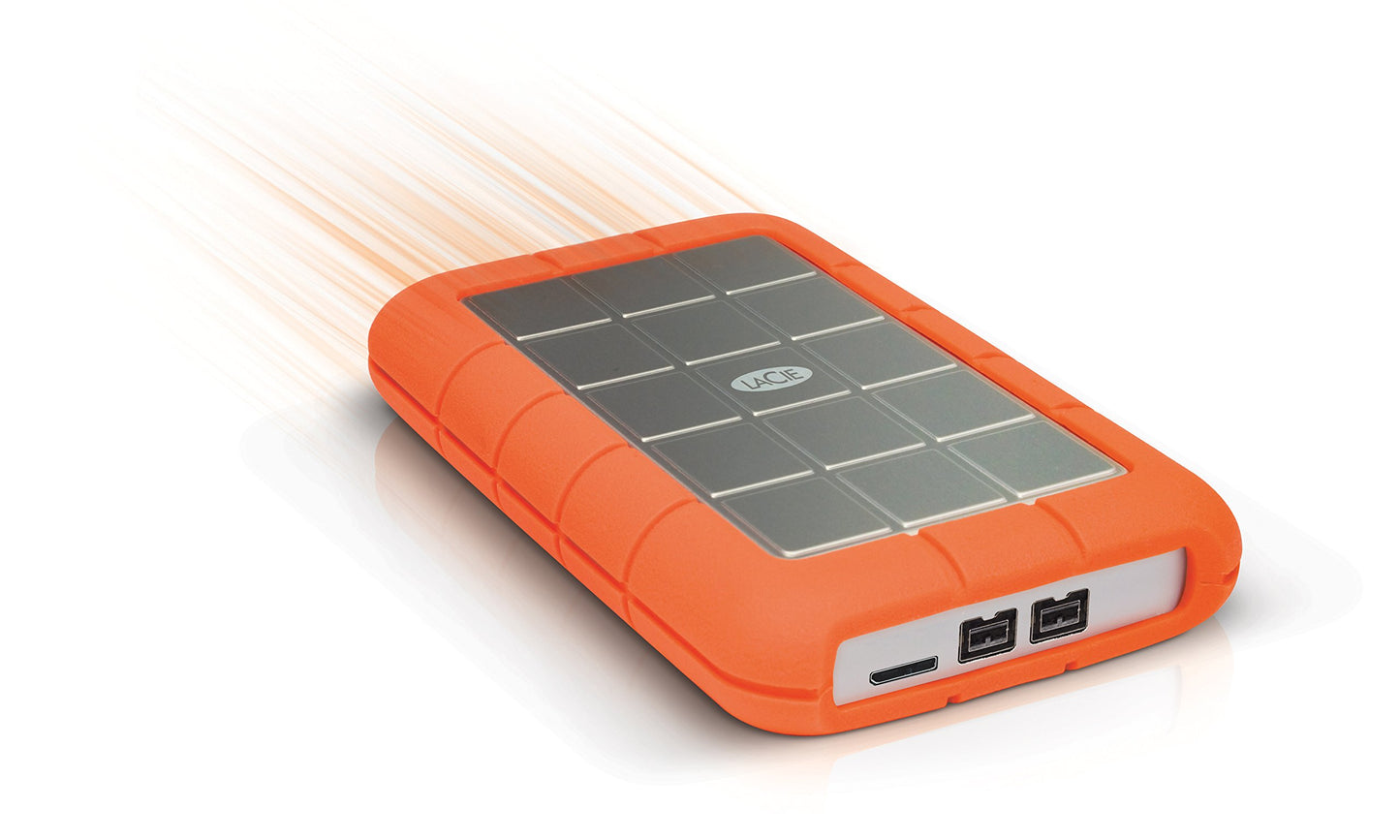 LaCie Rugged Triple 1TB USB 3.0 / Firewire 800 Portable Hard Drive (LAC301984)