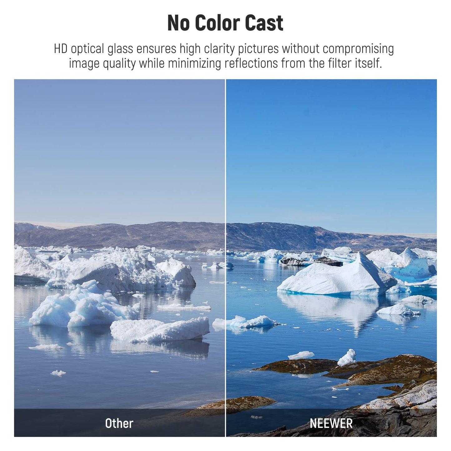 NEEWER UV Protection Filter for X100 Series Cameras, Multi Coated HD Optical Glass Build Lens Filter Accessory Compatible with Fujifilm X100 X100S