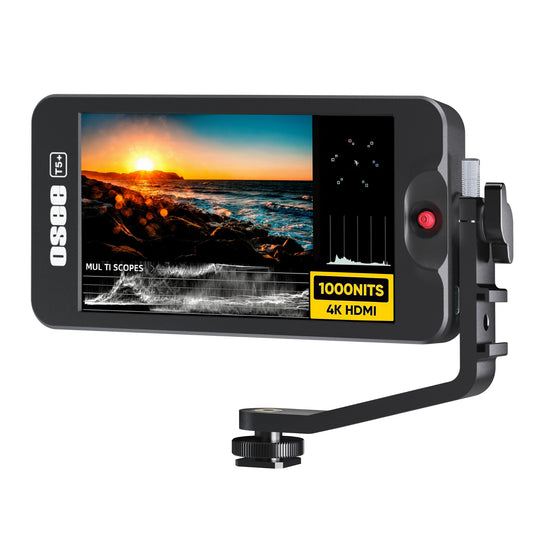 Osee T5+ 5.5 Inch 1000nits Camera Monitor, Customizable False Color Field Monitor, HDR 4K HDMI Input 8 MySets Preview Workflow DSLR Monitor, Peaking